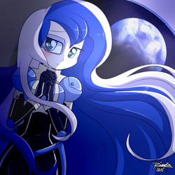 Size: 900x900 | Tagged: safe, artist:riouku, princess luna, vice principal luna, equestria girls, solo