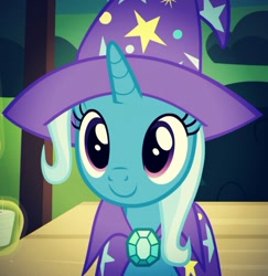 Size: 695x715 | Tagged: safe, derpibooru import, edit, edited screencap, screencap, trixie, uncommon bond, solo