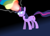 Size: 550x400 | Tagged: safe, artist:christheponyguy, derpibooru import, twilight sparkle, pony, unicorn, female, glowing eyes, mare, purple coat, solo