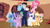 Size: 1280x720 | Tagged: safe, artist:mrponiator, derpibooru import, applejack, fluttershy, pinkie pie, rainbow dash, rarity, spike, trixie, twilight sparkle, human, ace attorney, crossover, ending, objection, phoenix wright, pointing, turnabout storm