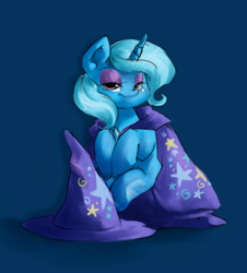 Size: 1280x1415 | Tagged: safe, artist:askpopcorn, derpibooru import, trixie, pony, unicorn, female, mare, smiling, solo