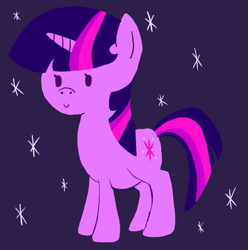 Size: 505x509 | Tagged: safe, artist:paintrolleire, derpibooru import, twilight sparkle, pony, unicorn, abstract background, female, mare, smiling, solo