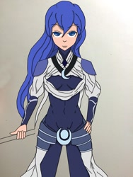 Size: 1024x1365 | Tagged: artist needed, source needed, safe, princess luna, human, armor, humanized, solo