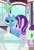 Size: 717x1047 | Tagged: safe, derpibooru import, screencap, starlight glimmer, trixie, pony, unicorn, all bottled up, cinnamon nuts, food