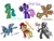 Size: 1024x768 | Tagged: safe, artist:familywing, derpibooru import, aunt orange, daring do, octavia melody, trixie, twilight sparkle, oc, oc:bedlam soloarch, oc:greener pastures, oc:ironheart, oc:kid klepto, oc:solfeggia resonance, oc:starlight shadow, earth pony, pony, alternate universe, antiponies, bizarro, corrupted, crisis equestria, life in manehatten, manehattan, manehattan verse