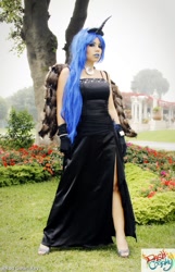 Size: 775x1200 | Tagged: safe, artist:dashcosplay, princess luna, human, cosplay, high heels, irl, irl human, photo