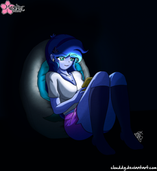 Size: 900x983 | Tagged: safe, artist:clouddg, princess luna, vice principal luna, equestria girls, gamer luna, gaming, solo