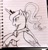 Size: 800x827 | Tagged: safe, artist:mmmenagerie, princess luna, alicorn, pony, grayscale, lined paper, monochrome, solo, traditional art