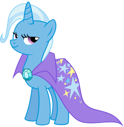 Size: 3940x4050 | Tagged: safe, artist:namelesshero2222, derpibooru import, trixie, pony, unicorn, .svg available, female, high res, mare, simple background, solo, transparent background, vector