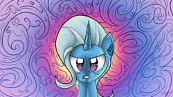 Size: 3264x1836 | Tagged: safe, artist:zsparkonequus, derpibooru import, trixie, pony, bust, female, portrait, solo