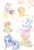 Size: 1713x2537 | Tagged: safe, artist:lost marbles, derpibooru exclusive, derpibooru import, applejack, carrot top, derpy hooves, golden harvest, princess luna, scootaloo, trixie, alicorn, earth pony, pony, turtle, apple, clothes, colored pencil drawing, cup, envelope, food, mail, mailbag, mailmare, sea turtle, sweater, teacup, traditional art, uniform