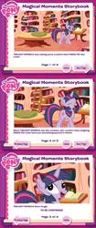 Size: 625x1493 | Tagged: safe, derpibooru import, twilight sparkle, drugs, high, hilarity ensues, magical moments storybook