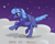 Size: 1000x800 | Tagged: safe, artist:ambrosebuttercrust, princess luna, alicorn, pony, ask, ask toola roola, cute, moon, solo, tumblr