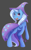 Size: 1200x1920 | Tagged: safe, artist:laptop-pone, derpibooru import, trixie, pony, unicorn, cape, clothes, female, hat, mare, rearing, smiling, solo, trixie's cape, trixie's hat