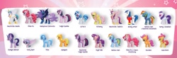 Size: 1600x527 | Tagged: safe, derpibooru import, apple bloom, applejack, dj pon-3, fluttershy, nightmare moon, pinkie pie, princess cadance, princess celestia, princess flurry heart, rainbow dash, rarity, scootaloo, shining armor, starlight glimmer, sugar belle, trixie, twilight sparkle, twilight sparkle (alicorn), vinyl scratch, alicorn, earth pony, pegasus, pony, unicorn, figure, polish