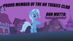 Size: 1280x720 | Tagged: safe, derpibooru import, trixie, pony, unicorn, magic duel, bait and switch, female, image macro, mare, solo, text