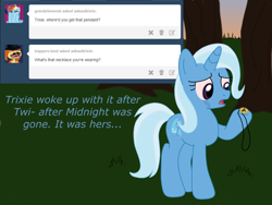 Size: 1280x960 | Tagged: safe, artist:shiverbear, derpibooru import, trixie, pony, unicorn, ask, asksadtrixie, comic, crying, female, mare, sad, solo, tumblr