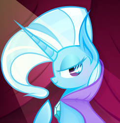 Size: 1280x1314 | Tagged: safe, artist:euphoriapony, derpibooru import, trixie, pony, unicorn, female, mare, smiling, solo