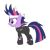 Size: 1800x1800 | Tagged: safe, artist:dragonfoorm, derpibooru import, twilight sparkle, future twilight, simple background, solo, transparent background, vector