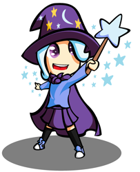 Size: 2200x2704 | Tagged: safe, artist:andersbaker, derpibooru import, trixie, human, converse, humanized, light skin, solo, wand