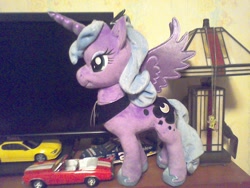 Size: 1600x1200 | Tagged: safe, fluttershy, princess luna, aurora, irl, photo, plushie, s1 luna