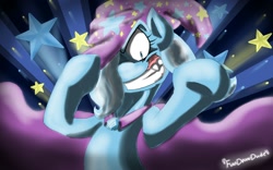 Size: 1280x800 | Tagged: safe, artist:fundrawdude, derpibooru import, trixie, pony, unicorn, female, mare, solo