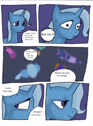 Size: 2512x3420 | Tagged: safe, artist:lyun, derpibooru import, snails, snips, trixie, twilight sparkle, boast busters, comic