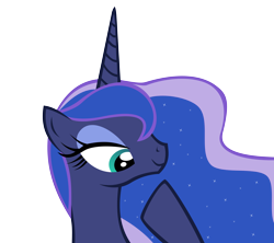 Size: 8068x7180 | Tagged: safe, artist:emu34b, princess luna, alicorn, pony, .svg available, absurd resolution, missing accessory, simple background, solo, transparent background, vector