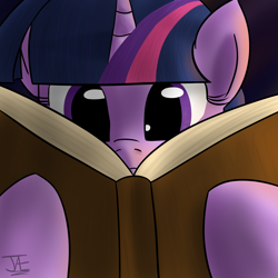 Size: 2400x2400 | Tagged: safe, artist:darkm0neo, derpibooru import, twilight sparkle, pony, book, female, high res, mare, reading, solo