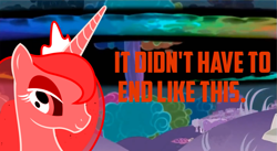 Size: 851x466 | Tagged: safe, princess luna, alicorn, pony, atomic rainboom, doom luna, doom paul, exploitable meme, meme