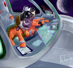 Size: 858x800 | Tagged: safe, artist:archonix, derpibooru import, twilight sparkle, human, astronaut, fanfic, space, spacesuit