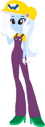Size: 203x564 | Tagged: safe, artist:selenaede, artist:user15432, derpibooru import, trixie, human, equestria girls, barely eqg related, barely pony related, base used, clothes, crossover, gloves, hat, nintendo, overalls, shirt, shoes, super mario bros., super smash bros., undershirt, wario, wario's hat, warioware