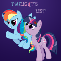 Size: 600x603 | Tagged: safe, artist:kittyhawk-contrail, derpibooru import, rainbow dash, twilight sparkle, pegasus, pony, female, lesbian, rose, shipping, twidash