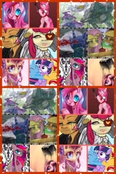 Size: 1200x1800 | Tagged: safe, derpibooru import, apple bloom, applejack, babs seed, fluttershy, pinkie pie, sunset shimmer, trixie, twilight sparkle, earth pony, pegasus, pony, unicorn, filly, filly sunset shimmer, filly trixie, filly twilight sparkle, pinkamena diane pie, younger