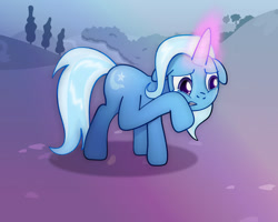 Size: 800x640 | Tagged: safe, artist:secondwinded, derpibooru import, trixie, pony, unicorn, crying, female, magic, mare, sad, solo