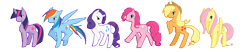 Size: 5300x1100 | Tagged: safe, artist:chibiguardianangel, derpibooru import, applejack, fluttershy, pinkie pie, rainbow dash, rarity, twilight sparkle, earth pony, pegasus, pony, unicorn, mane six, simple background