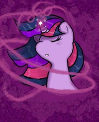 Size: 848x1040 | Tagged: safe, artist:chiuuchiuu, derpibooru import, twilight sparkle, pony, unicorn, female, mare, purple coat, solo