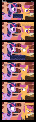 Size: 1544x5186 | Tagged: safe, artist:dtcx97, derpibooru import, scootaloo, twilight sparkle, dodo, pegasus, pony, unicorn, blank flank, colt, comic, cutie mark, female, foal, hooves, horn, implied sweetie belle, lineless, male, mare, open mouth, scootadodo, scootaloo can't fly, sitting, spread wings, standing, wings