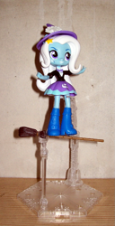 Size: 555x1082 | Tagged: safe, derpibooru import, trixie, equestria girls, broom, doll, equestria girls minis, toy