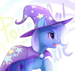 Size: 2300x2200 | Tagged: safe, artist:waywardpufik, derpibooru import, trixie, pony, unicorn, smiling, solo