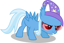 Size: 1076x735 | Tagged: safe, artist:imageconstructor, derpibooru import, trixie, bat pony, pony, .svg available, filly, race swap, solo, svg, vector