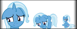 Size: 1024x383 | Tagged: safe, artist:casey-the-unicorn, artist:chibinekogirl102, artist:elijahxronja, derpibooru import, trixie, pony, unicorn, crying, female, filly, mare, sad, solo, swapped cutie marks