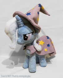 Size: 600x739 | Tagged: safe, artist:mmmgaleryjka, derpibooru import, trixie, pony, unicorn, female, irl, mare, photo, plushie, solo