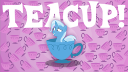 Size: 3842x2160 | Tagged: safe, artist:perplexedpegasus, derpibooru import, trixie, cup, teacup, wallpaper