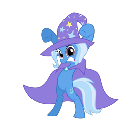 Size: 4000x4000 | Tagged: safe, artist:nowego, derpibooru import, trixie, pony, absurd resolution, bipedal, simple background, solo, transparent background, vector