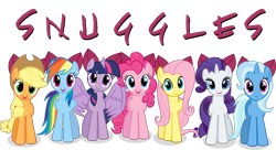 Size: 1423x774 | Tagged: artist needed, safe, derpibooru import, applejack, fluttershy, pinkie pie, rainbow dash, rarity, trixie, twilight sparkle, twilight sparkle (alicorn), alicorn, earth pony, pegasus, pony, unicorn, bow, bronybait, cute, female, hug request, hugpony poses, imma snuggle you, looking at you, mare, open mouth, smiling, snuggling, spread wings