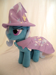 Size: 750x1000 | Tagged: safe, artist:makeshiftwings30, derpibooru import, trixie, pony, unicorn, female, irl, mare, photo, plushie, solo