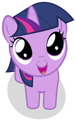 Size: 1987x3162 | Tagged: safe, artist:t-dijk, derpibooru import, twilight sparkle, unicorn twilight, pony, unicorn, filly, simple background, smiling, solo, transparent background, vector