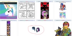 Size: 1062x538 | Tagged: safe, derpibooru import, rainbow dash, twilight sparkle, pegasus, pony, derpibooru, exploitable meme, juxtaposition, juxtaposition win, ninja, panel fun