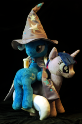 Size: 2000x3008 | Tagged: safe, artist:whiteheather, derpibooru import, trixie, twilight sparkle, irl, photo, plushie